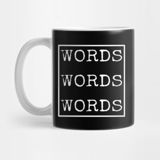 Words Words Words Mug